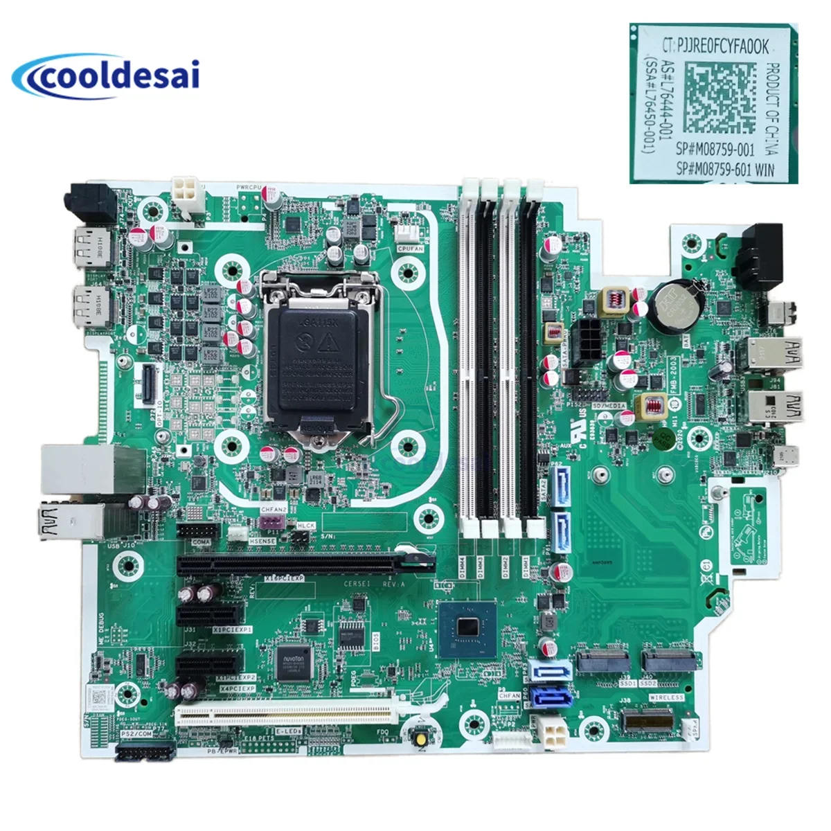 L76444-001 L76450-001 M08759-001 for HP 800 880 Z1 Entry Tower G6 Desktop PC Motherboard