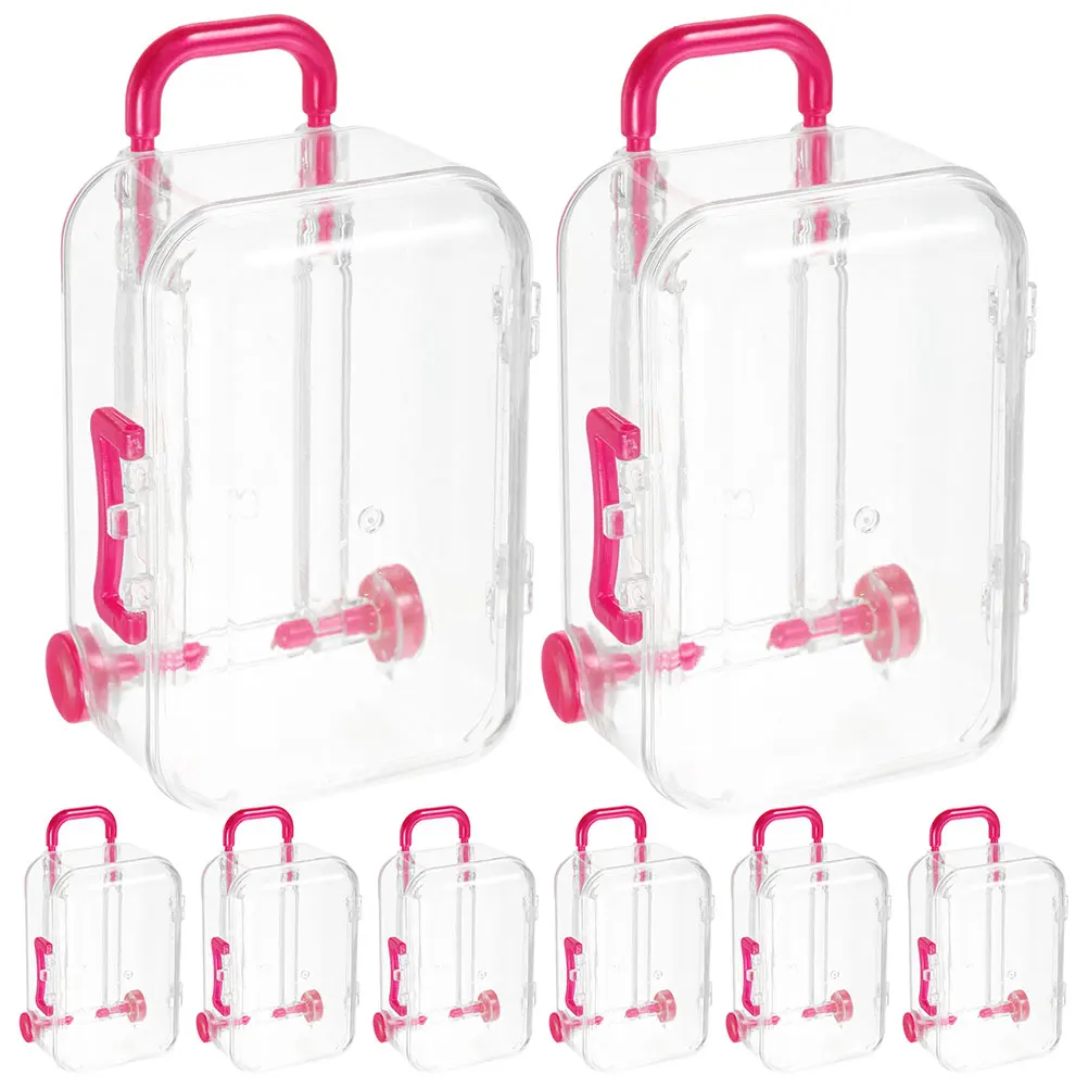 

24 Pcs Suitcase Candy Boxes Mini Trolley Case Decor Wedding Party Favors Bridal Shower Gift Box Candies Cookies Celebrations