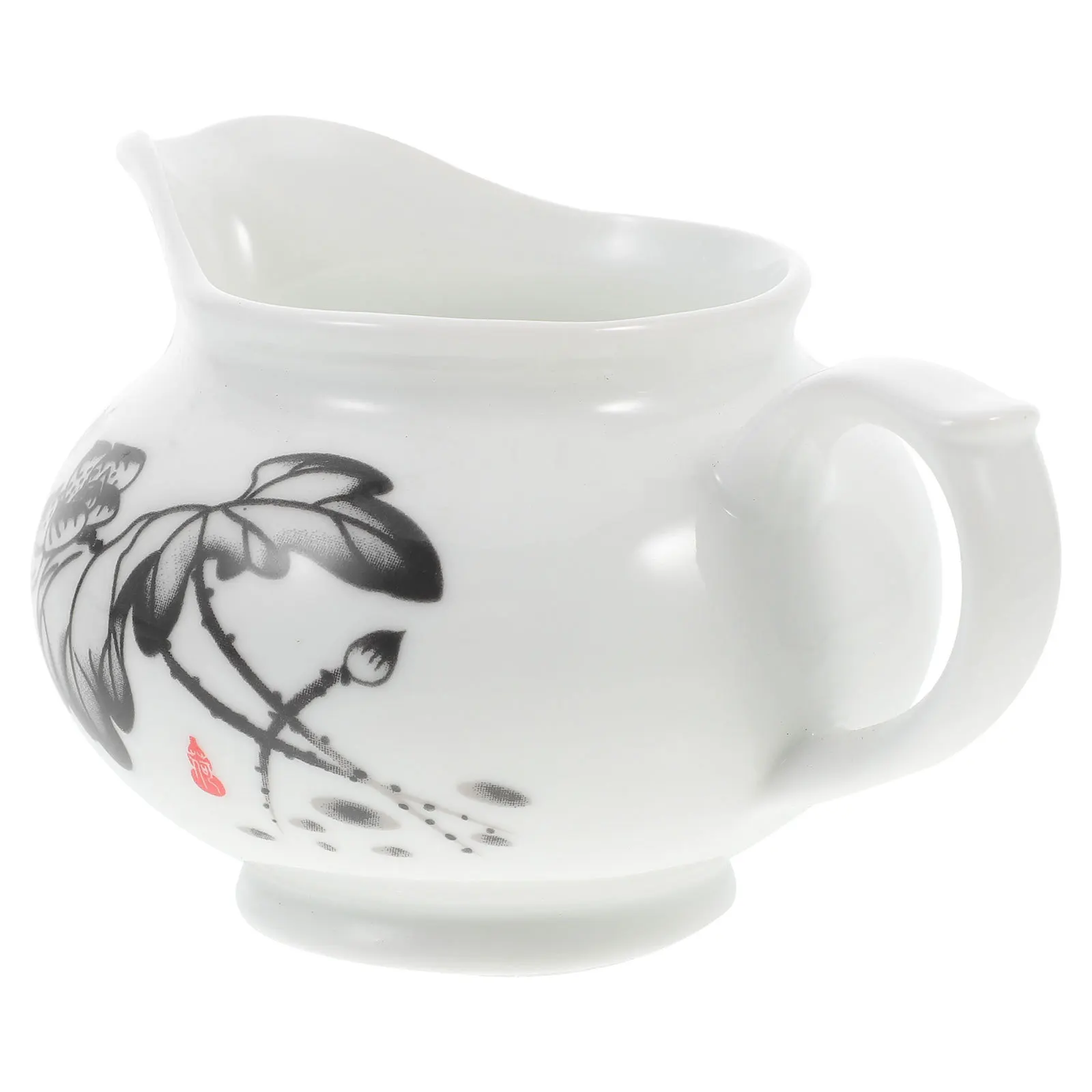 

Small Ceramic Sauce Jug Gravy Boat Milk Creamer Pitcher Porcelain Smooth Handle Spout Ceramic Gravy Boat Serving Sauce Pitcher