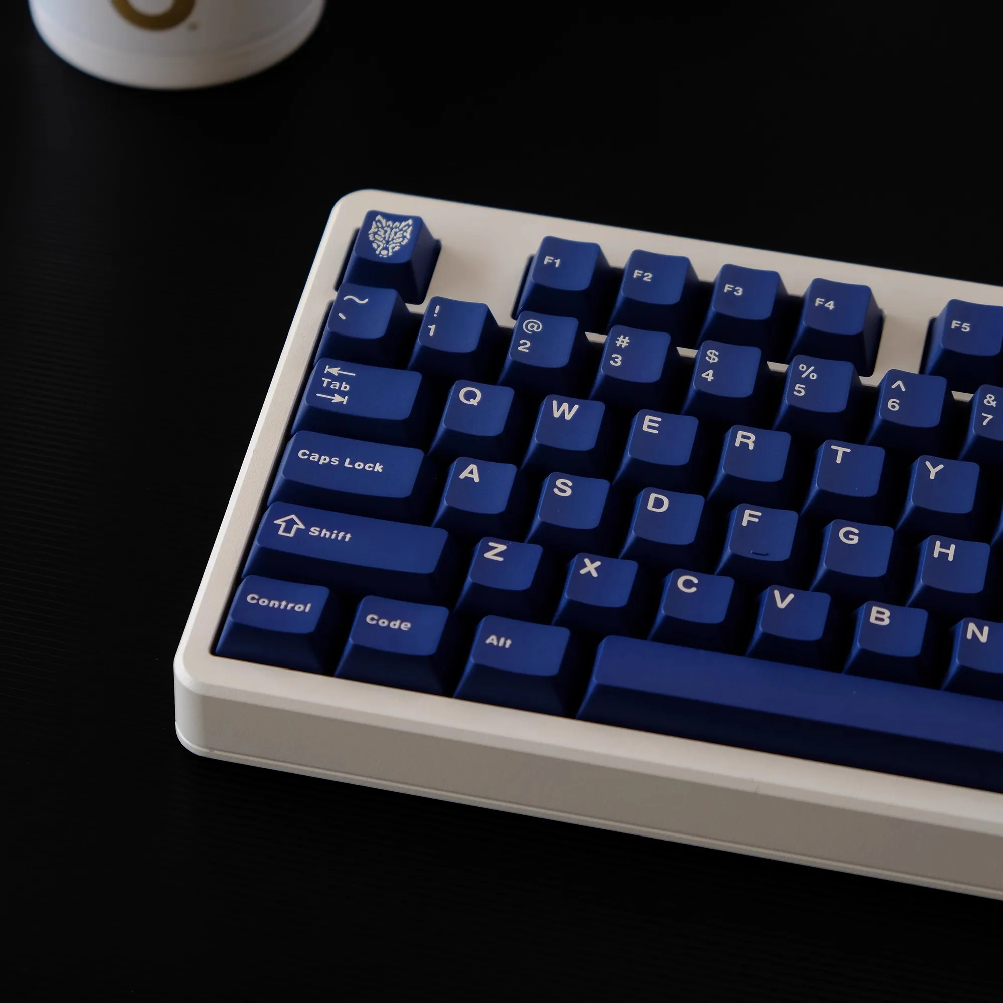 114 Keys/set Aifei Mixed Light Blue Keycaps ABS Double Shot Key Caps Cherry Profile Keycap For MX Switch Keyboard Split Spacebar