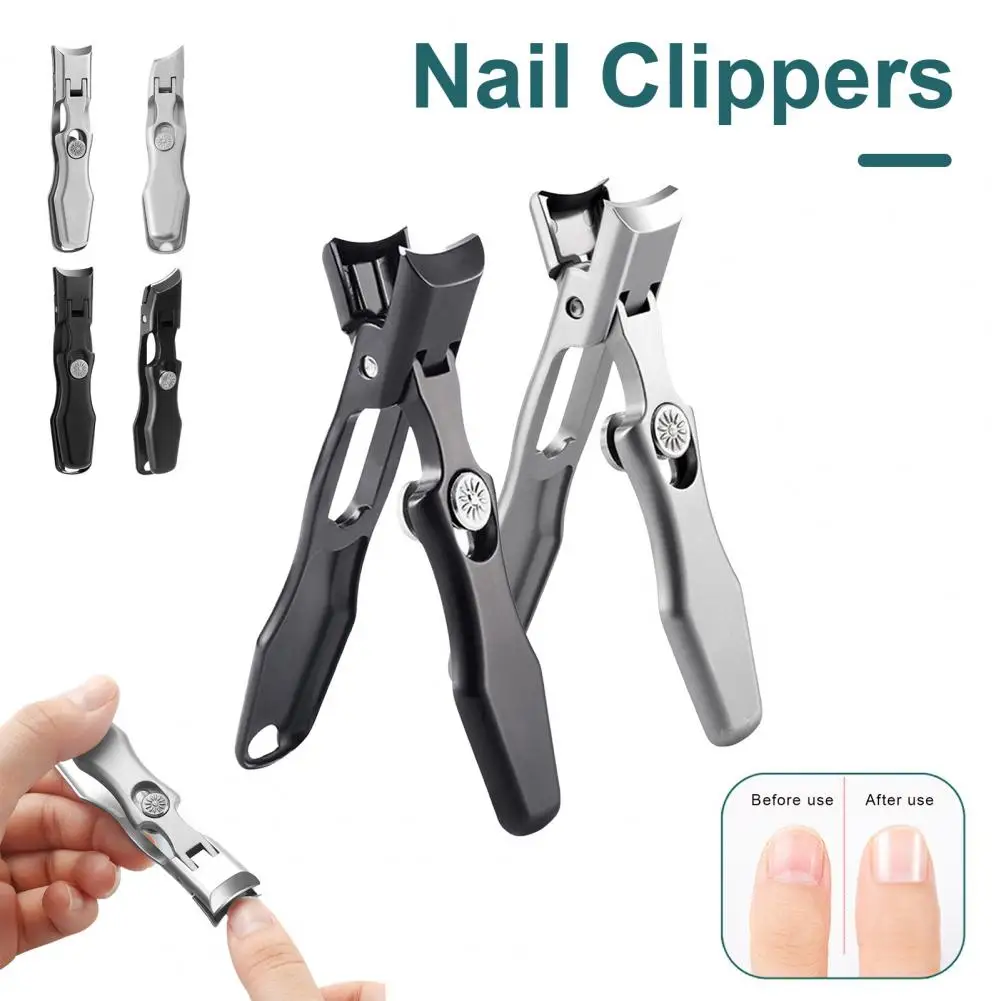 Portable Nail Clipper Professional Heavy Duty Nail Clippers Set for Seniors Ultra Sharp German Stainless Steel Toe for Thick