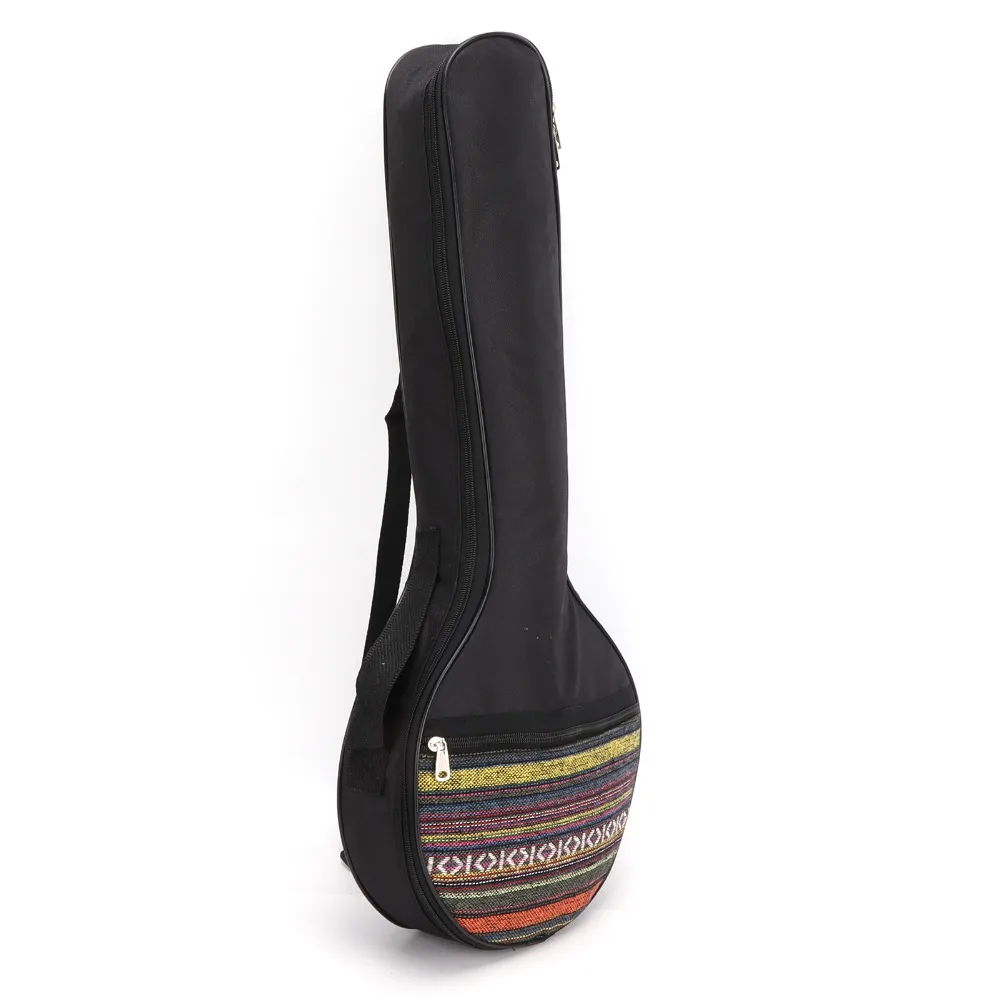 4 String​ ​Banjo Bag​ ​Cotton Padding​ ​Ethnic Style ​Ukulele Carrying Bag​ ​Non-woven Fabric Case​ ​Adjustable Shoulder Strap​