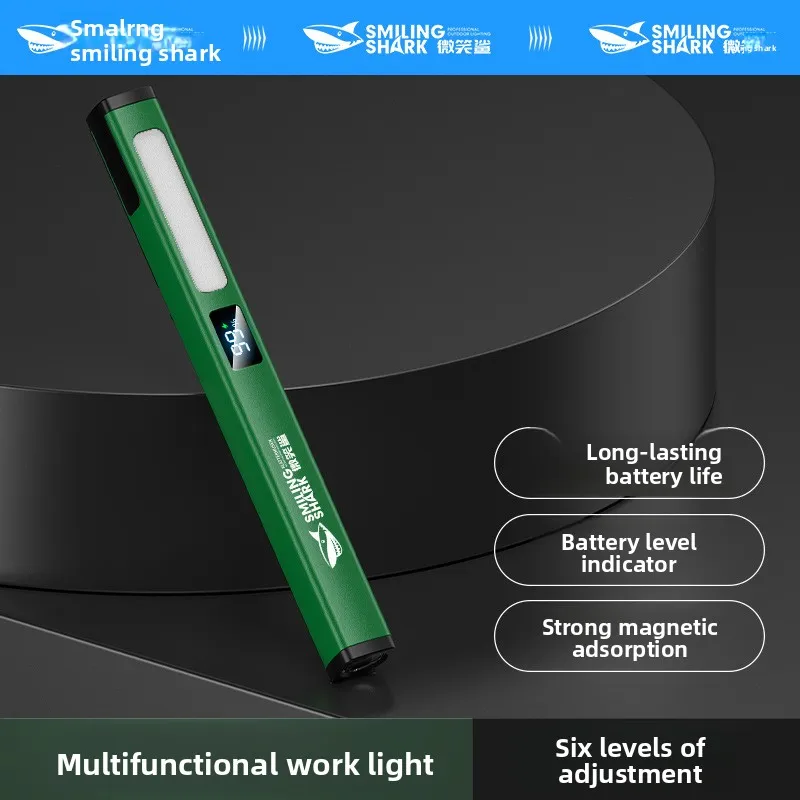 Outdoor Charging Lighting Work Light Auto Repair Light Strong Light Super Bright Strong Magnetic Flashlight Portable