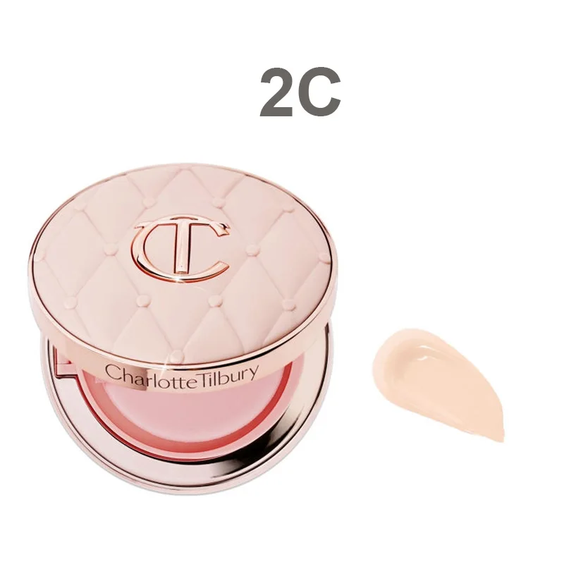 Charlotte Tilbury Shimmer Makeup Air Cushion Lichtgewicht vochtregulerende oliecontrole Tweekleurige hartvormige poederblusher Uniek ontwerp