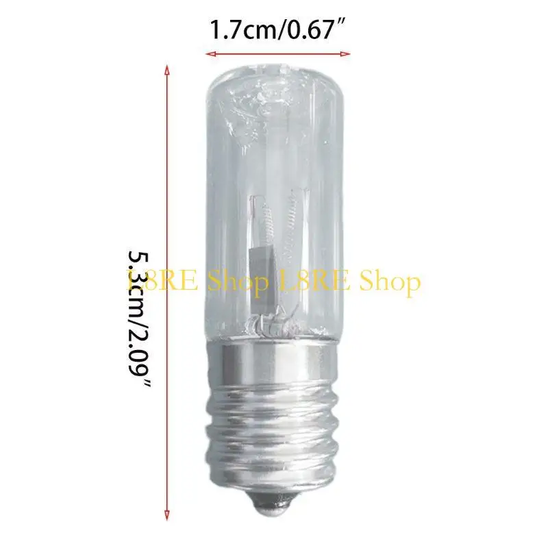 10-12V E17 UVC 자외선 UV 광선 튜브 전구 3W 3W 3W Lamp O 용 L8RE