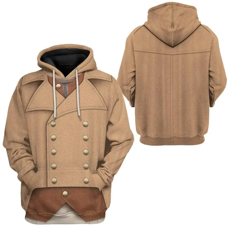 Fashion 3D Printed Knight Medieval Armor Men Hoodies Knights Templar Harajuku Hooded Sweatshirt Unisex Casual Jacket Pullovers