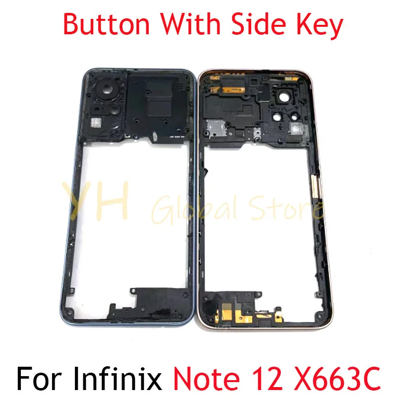 

Middle Frame For Infinix For Infinix Note 11 X663 X663B 12 X663C X663D LCD Middle Frame Holder Housing Replacement Repair Parts