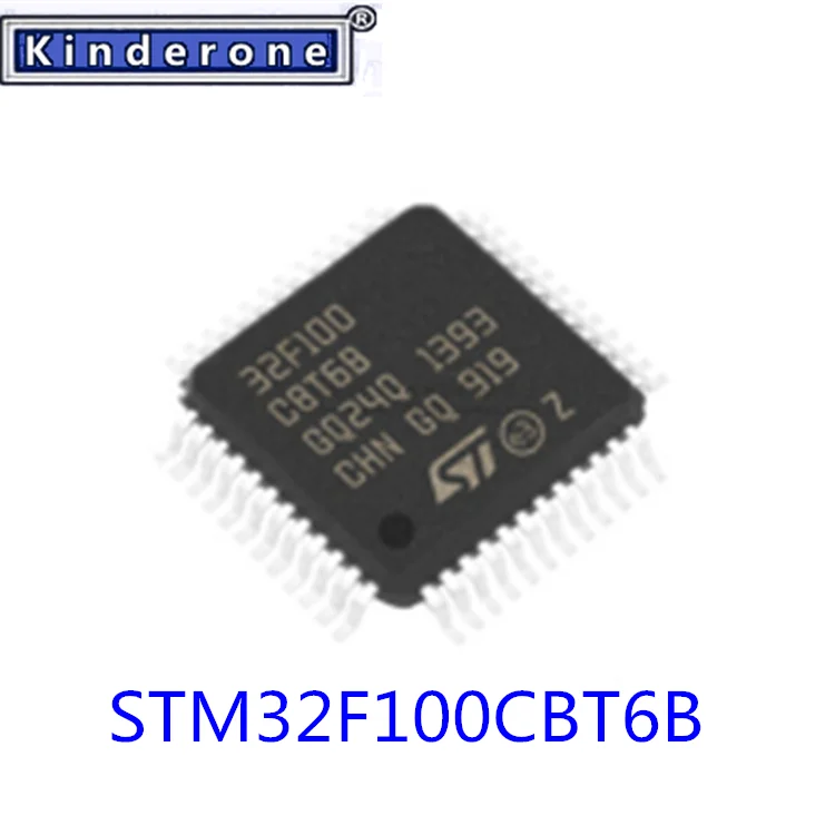 1-100PCS  32F100 CBT6B STM32F100CBT6B STM 32F100CBT6B 32F100CBT6B STM32F 100CBT6B STM32F100 CBT6B ST E3 QFP-48 MCU IC  100% New