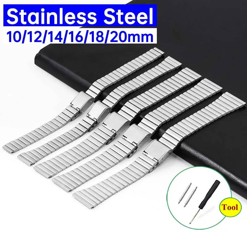 سوار ساعة نسائي من الستانلس ستيل ، سوار كوارتز للنساء ، مقاس صغير ، كلاسيكي DW ، 10-20 ، 12 ، 14 ، 16 سيدة ، 18 حزام