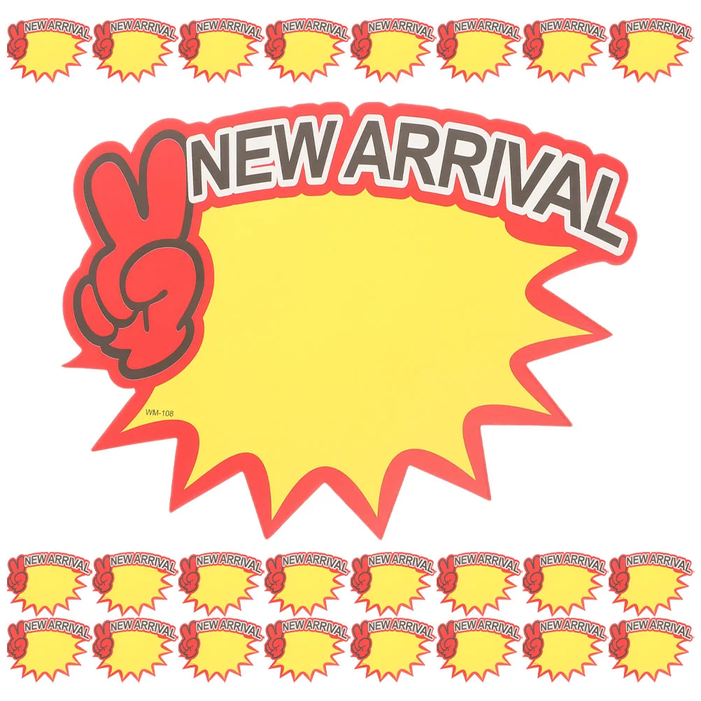 

200 Pcs Tag Price Signs The Labels for Supermarket Tags Retail Yellow Garage Sales Pricing