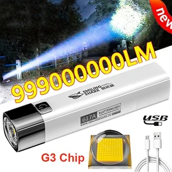 Mini Portable Super Bright Small Household Long-Range Outdoor Lighting Led Strong Light Flashlight