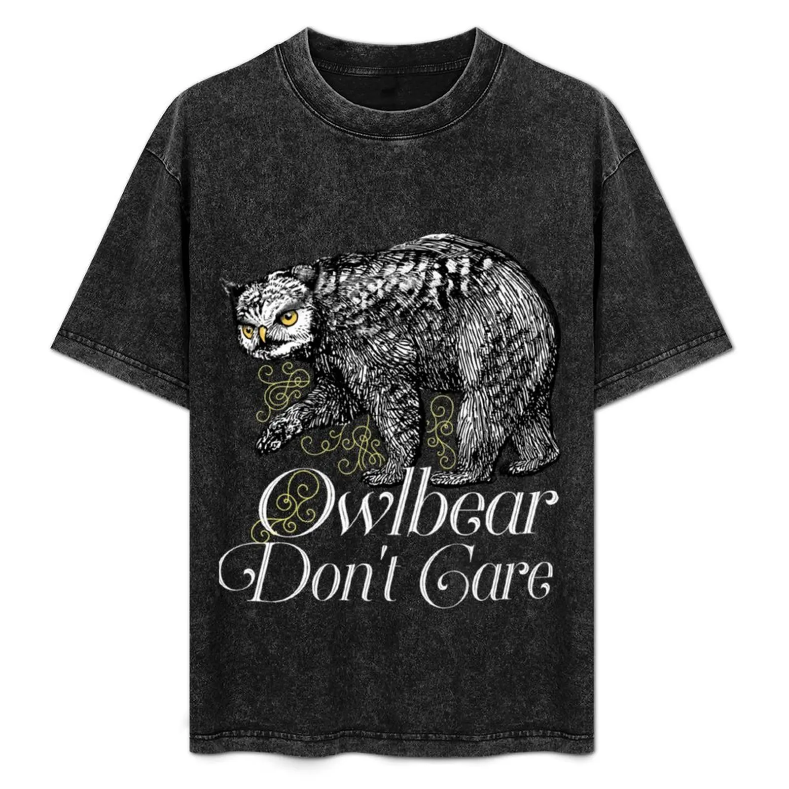 

Owlbear Don&x27;t Care Classic . T-Shirt oversizeds boys whites men workout shirt