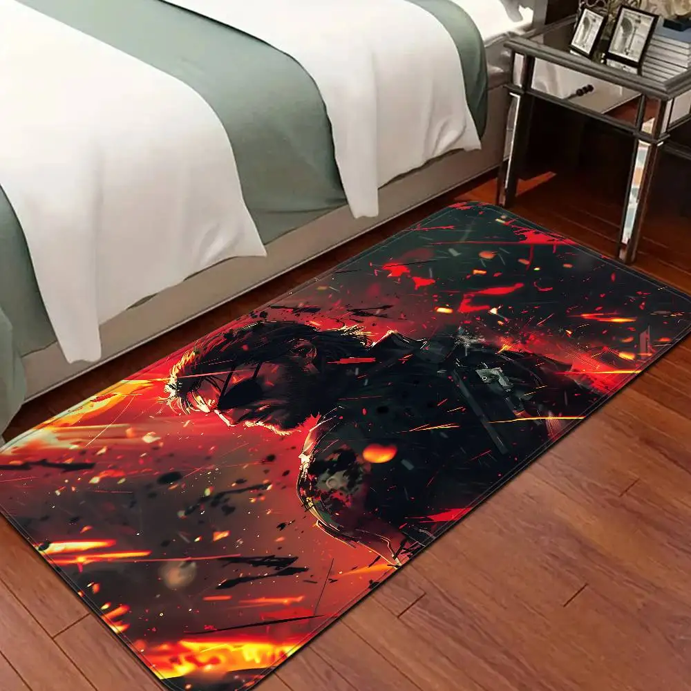 Metal Gear Floor Mat INS Style Soft Bedroom Floor House Laundry Room Mat Anti-skid Household Carpets