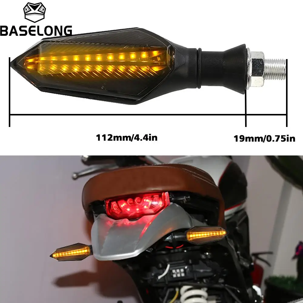 For BAJAJ PULSAR 200NS Pulsar 125 150 180 200 n160 n250 rs200 ns200 2012-2024 LED Turn Signal Indicator Light Blinker Motorcycle