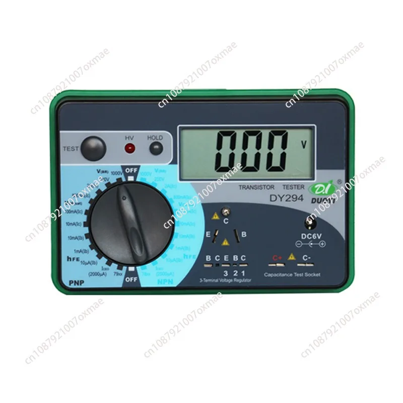 DY/294 Multifunction Digital Transistor Tester Semiconductor Diode Triode 1000V Reverse AC DC Voltage Capacitance FET SCR Tester