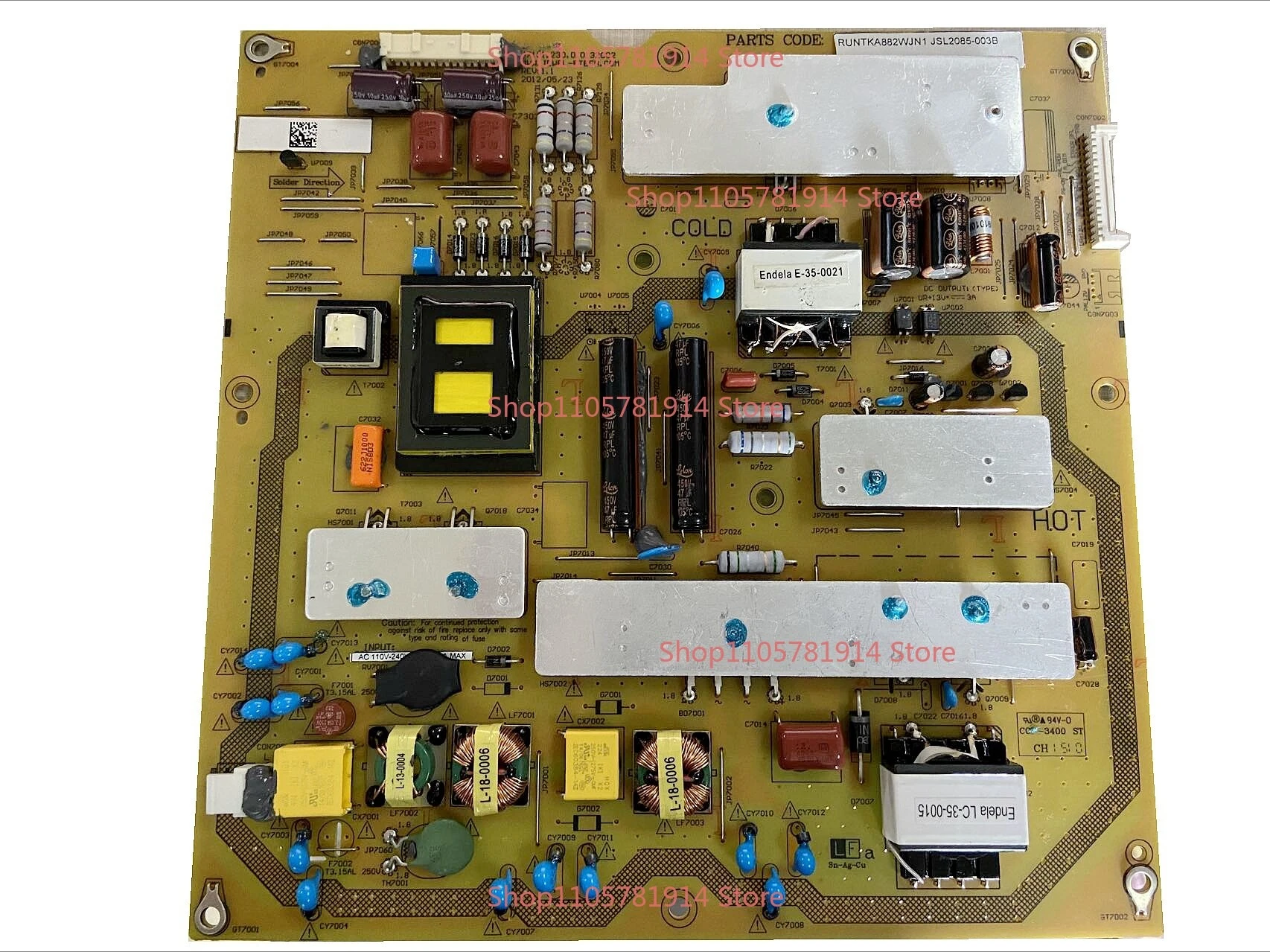 For New Original Sharp LCD-46LX235A 40NX330A/LX330A Power Board RUNTKA882WJQZ