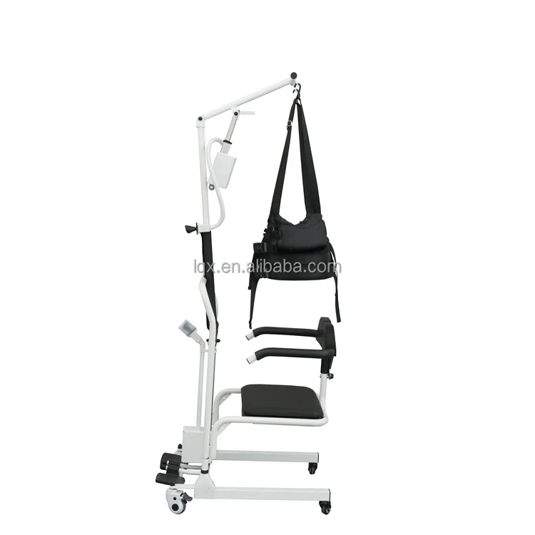 

Multifunction Patient Lift Electric Commode Transfer Chair With Wheels for Disabled Patient Lifting up Transfer Chair