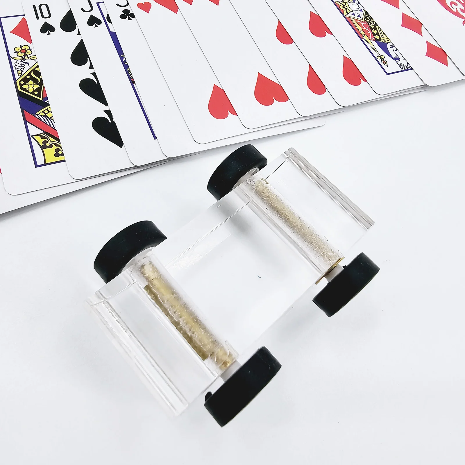 Crystal Car Buggy  Magic Trick Card Find The Card Magic Props  Card Close Up Magic Accessories Gimmick Comedy Funny