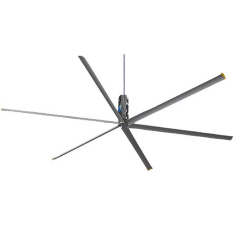 Hvls Industrial Ceiling Fan with Pmsm Motor Energy Saving 1.5kw Large Ventilation Equipment