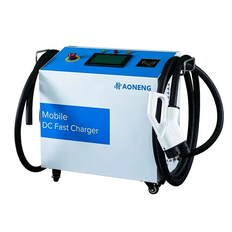 شاحن ذكي صديق للبيئة 30KW CCS2 EV طاقة جديدة محطة شحن تيار مستمر متنقلة للاستخدام المنزلي IEC 62196 Din 70121 مصنع مثبت على الأرض #3