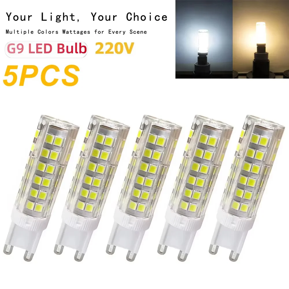 5Pcs G9 Led Bulbs 9…