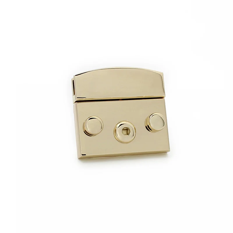 

2-10pcs 51*48mm Silver Light Gold Pressed Lock Covert Push Locks Snap Clasps Closure for Women Purse Handbag Bag