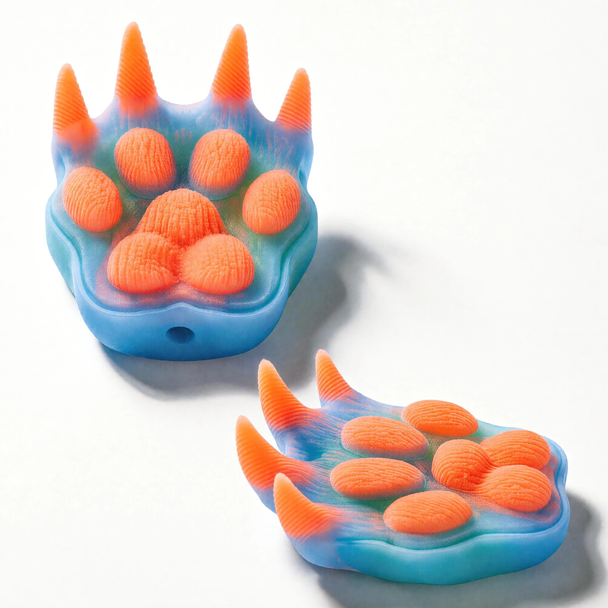 SHAZ Fantasy Orange Silicone Remote Control Vibrator for Women Realistic Foreplay Luminous Adult 18+ Sex Toys with Grinder Paws