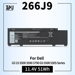 266J9 Battery for Dell G3 15 3500 3590 3790 G5 15 5500 SE 5505 P89F Inspiron 5490 INS 15PR-1545W 1548BR 1645W 1742BR 1742W