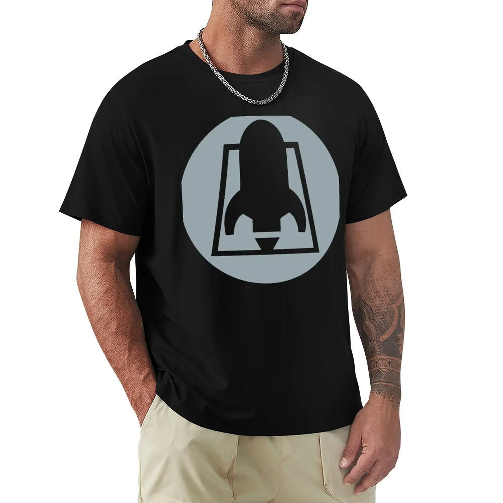 

Rocket From The Crypt Logo T-Shirt hippie clothes blue archive summer tops t shirt men