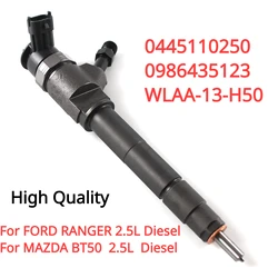 0445110250 WLAA13H50 New Diesel Fuel Injector Nozzle for Mazda BT-50 Ford Ranger 2.5L 2006-2011 WLAA-13-H50