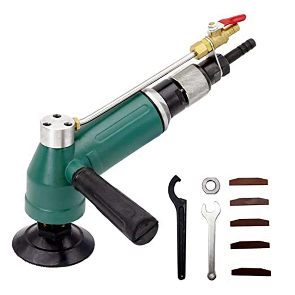 Wet Air Stone Polishers Pneumatic Water Grinders 10000RPM Air-Powered Wet Sander for Concrete Stone