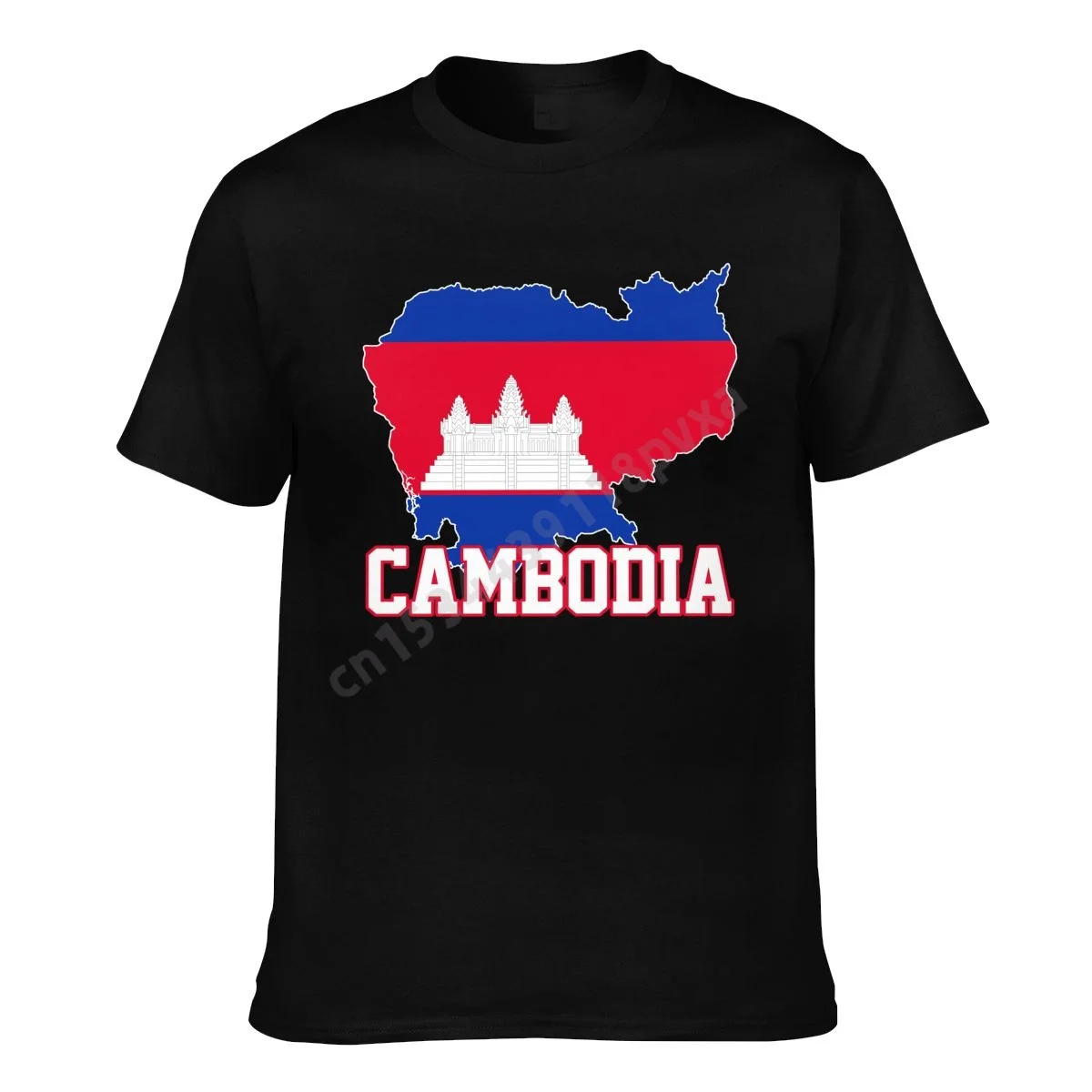 Cambodia Flag Cambodian Country Map IT'S IN MY DNA Men Women T-shirt Boys Tees T Shirt Hip Hop Tshirts XS-5XL 100% Cotton