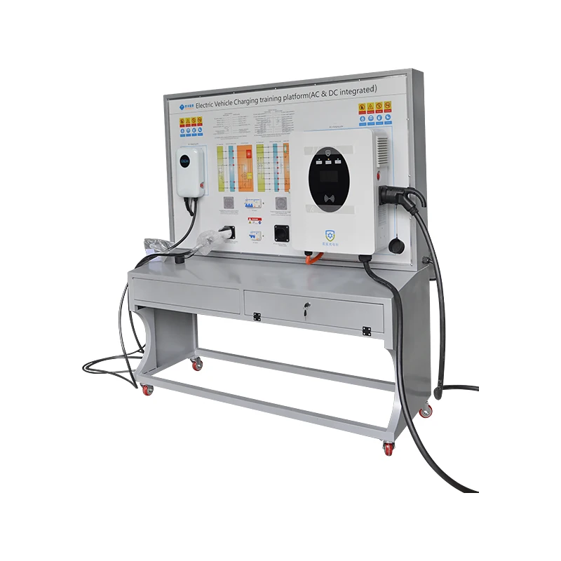 ZhongCai Electric Vehicle AC/DC Integration Charging Training Platform Metal Steel Learning Automotive Training Board Model