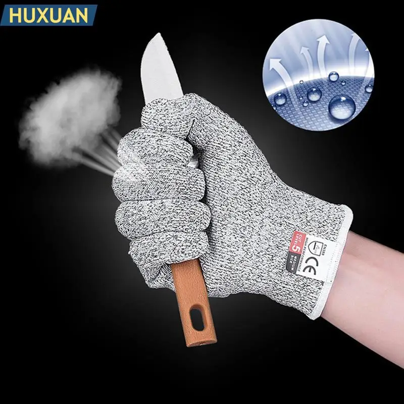 1Pair Safety Anti Cut Glove Multi-Purpose XXS/XS/S/M/L/XL  Industry Kitchen Gardening Anti-Scratch Anti-cut Glass Cutting Tool