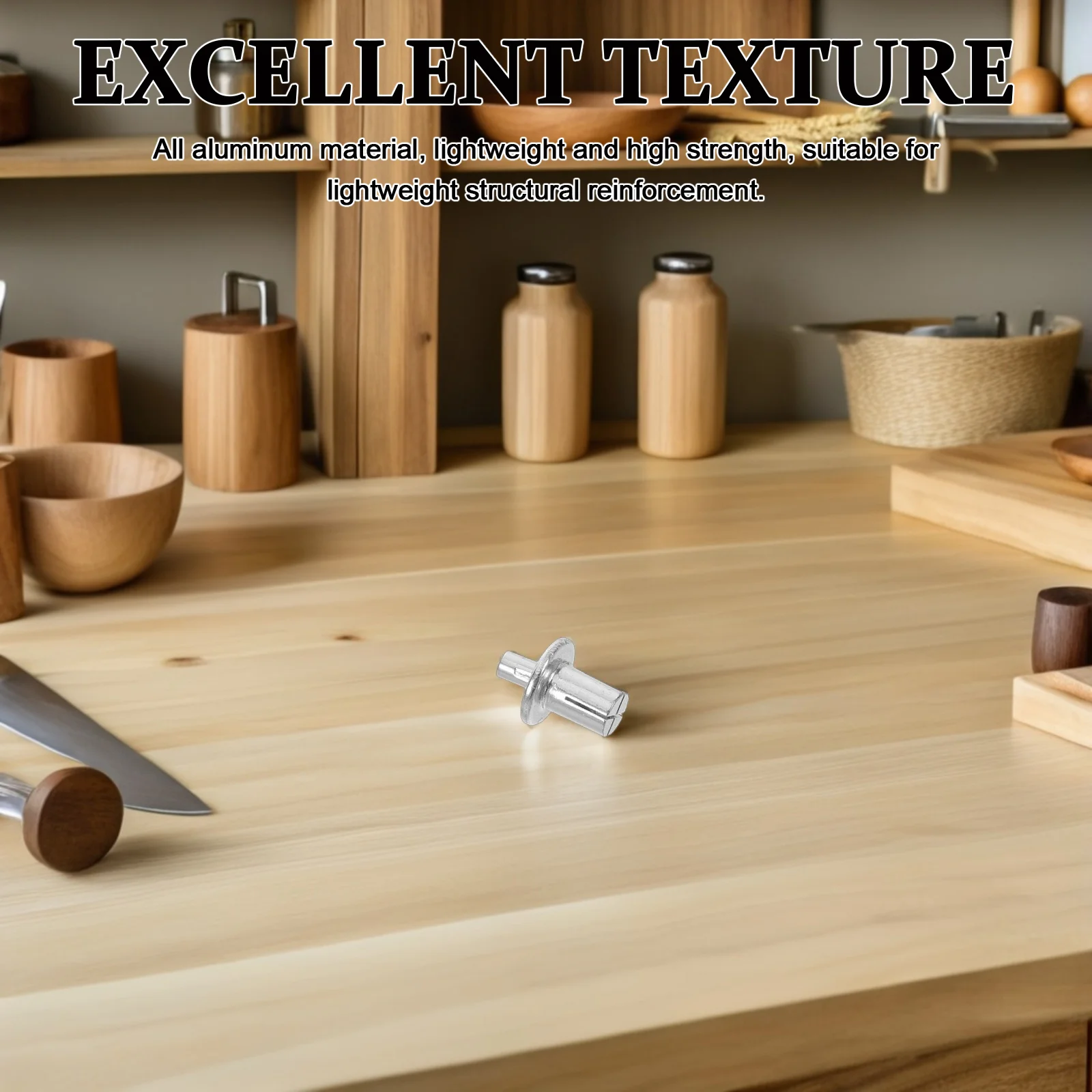 

200Pcs Expansion Aluminum Rivets 5x7mm Knock Type Round Finish Furniture Assembly Machinery Manufacturing Versatile