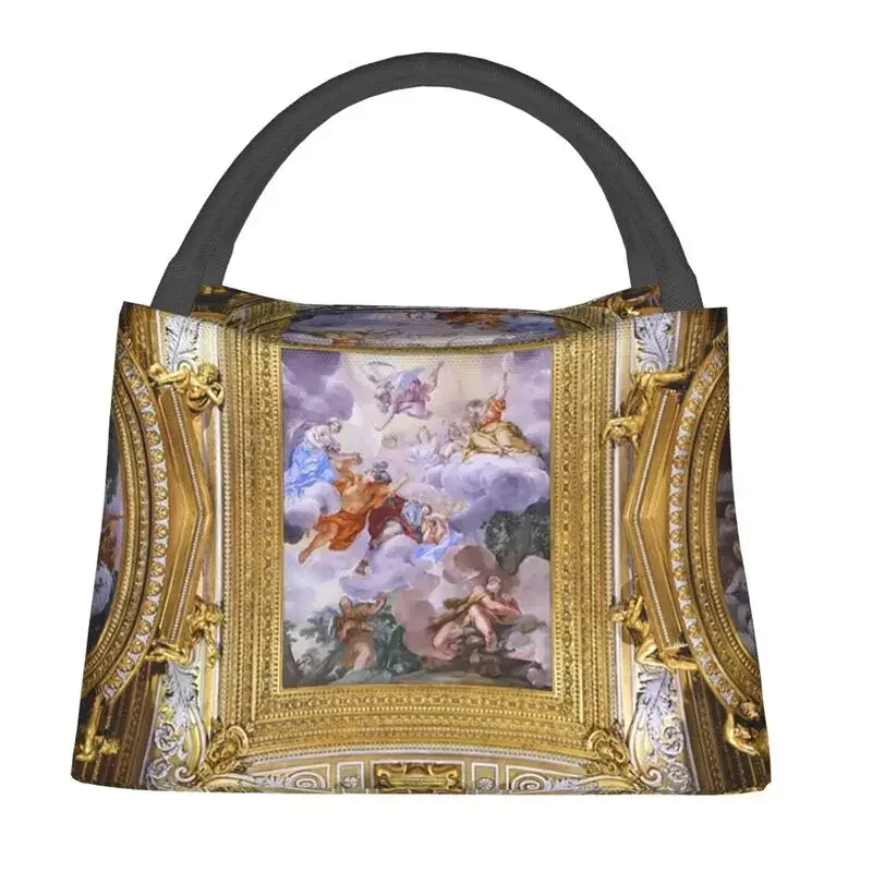 Saturn Hall Ceiling Painting Palazzo Pitti Thermal Insulated Lunch Bag Baroque Florence Portable Lunch Container Meal Food Box