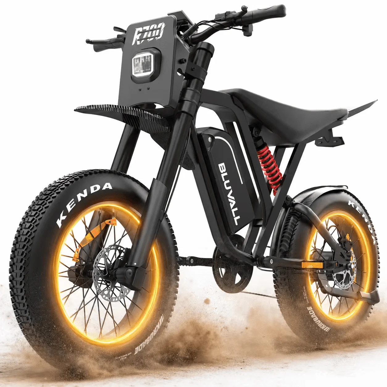 US Stock Electric Bike Ebike R700 Pro 3000W Peak 125N.m 60V 30Ah 40MPH 20