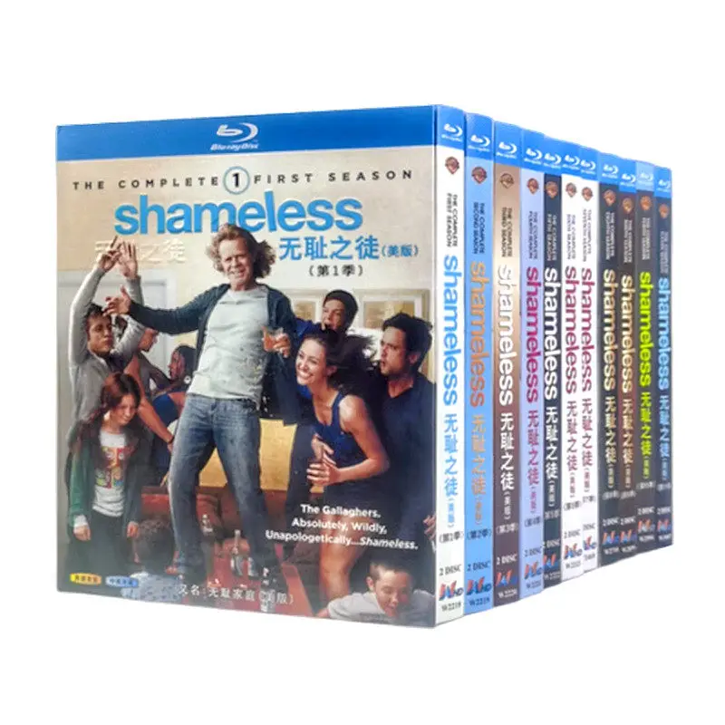 

Shameless Blu-ray Disc Set for Ultra HD Blu-ray Player 22 Discs Seasons 1-11 Box Set