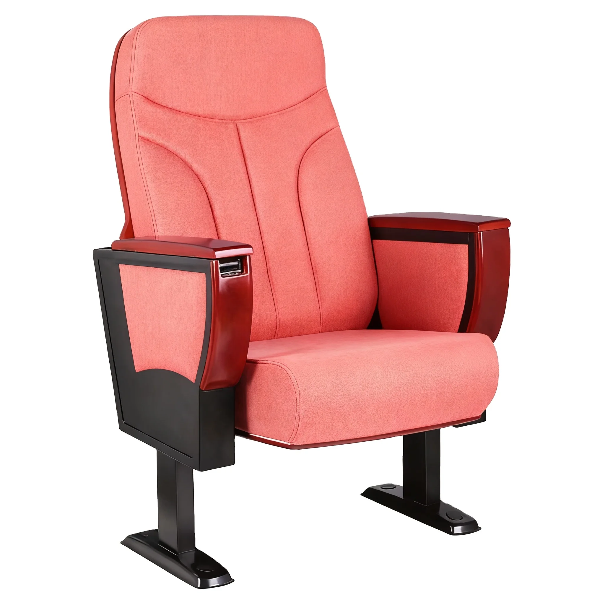 Standard Size Elegant Price High School Auditorium Church Conference Hall Chair Seat With Desk