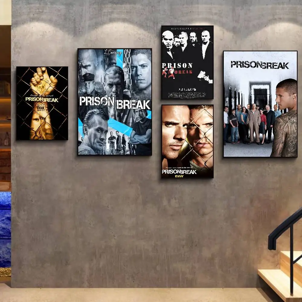 Prison Break Classic TV Serie Vintage Posters Sticky Whitepaper Prints Posters Artwork Posters Wall Stickers