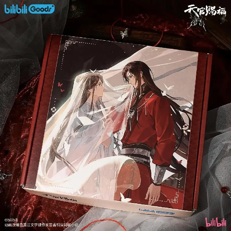 Heaven Official's Blessing Official Anime Merch Set Xie Lian Hua Cheng Acrylic Stand Art Paper Gift Box