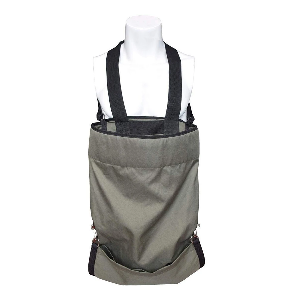 A Long-lasting And Convenient Fruit Harvesting Apron 600D With Adjustable Straps Fruit Vegetable Picking Bag