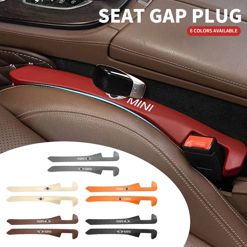 1pcs Car Seat Side Filling Strip Gap Car Interior Decoration Supplies For MINI Cooper One JCW R56 Countryman Paceman Clubman R