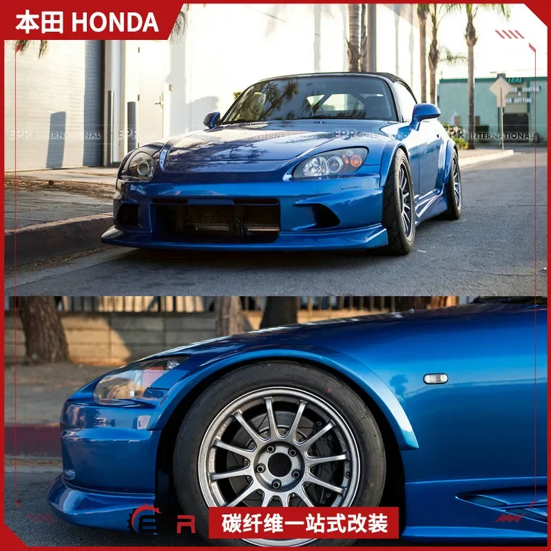 SAAR Suitable for Honda S2000 Resin Material Front and Rear Wide Body Wheel Arches VTX Style Protective Modified Small Body Kit