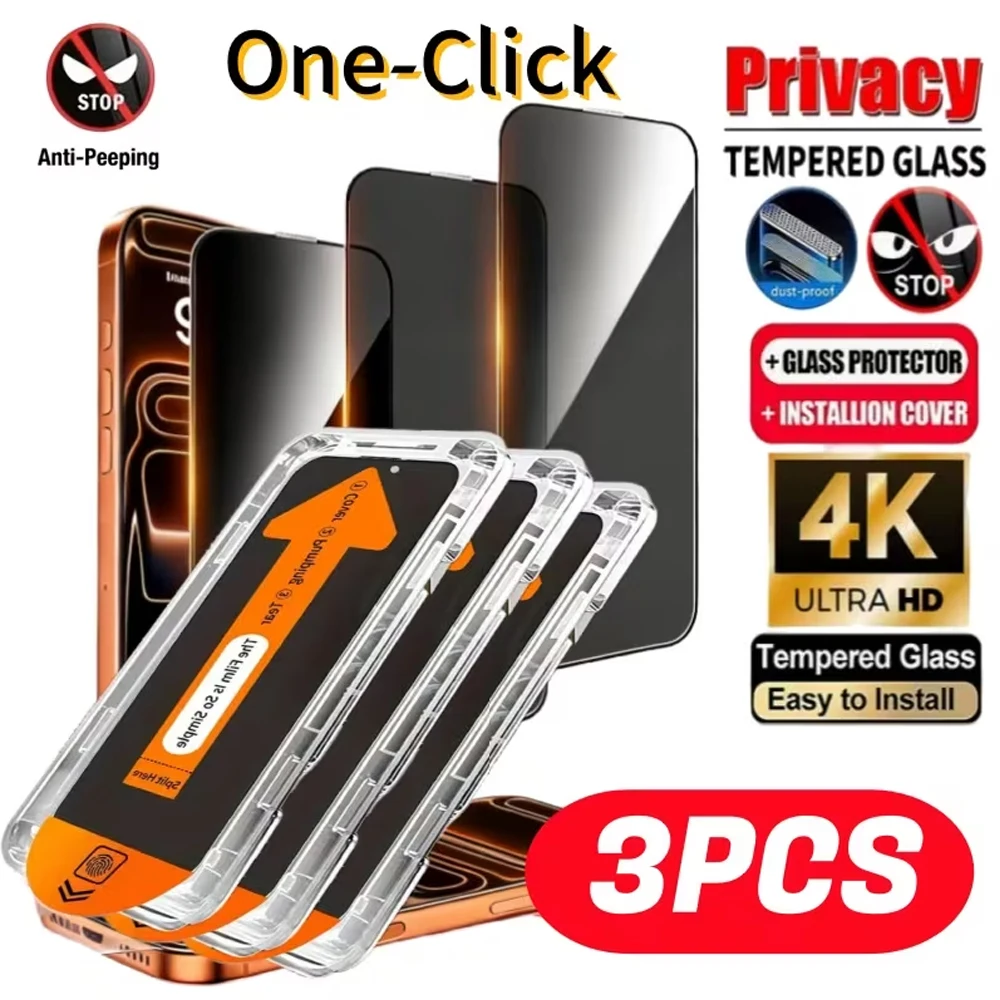 

3Pcs Privacy Screen Protectors For Redmi 15 Note14 4g 5g Note14 13 Pro 15C Note12 Pro Note11 10 11 Pro 12 9s 8 7 Tempered Glass