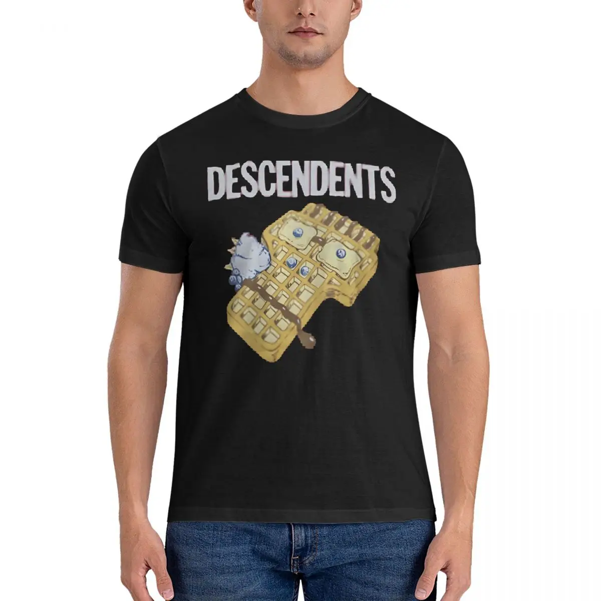 Groezrock T Shirts Men's 100% Cotton Awesome T-Shirt O Neck Descendents Tees Short Sleeve Tops Summer