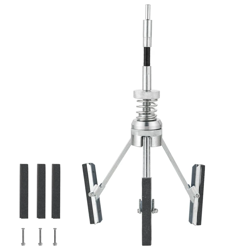 Engine Cylinder Hone Adjustable Deglazer Set For Grinding Holes From 2In-7In In Diameter, With 3 Replaceable Stone (3In)