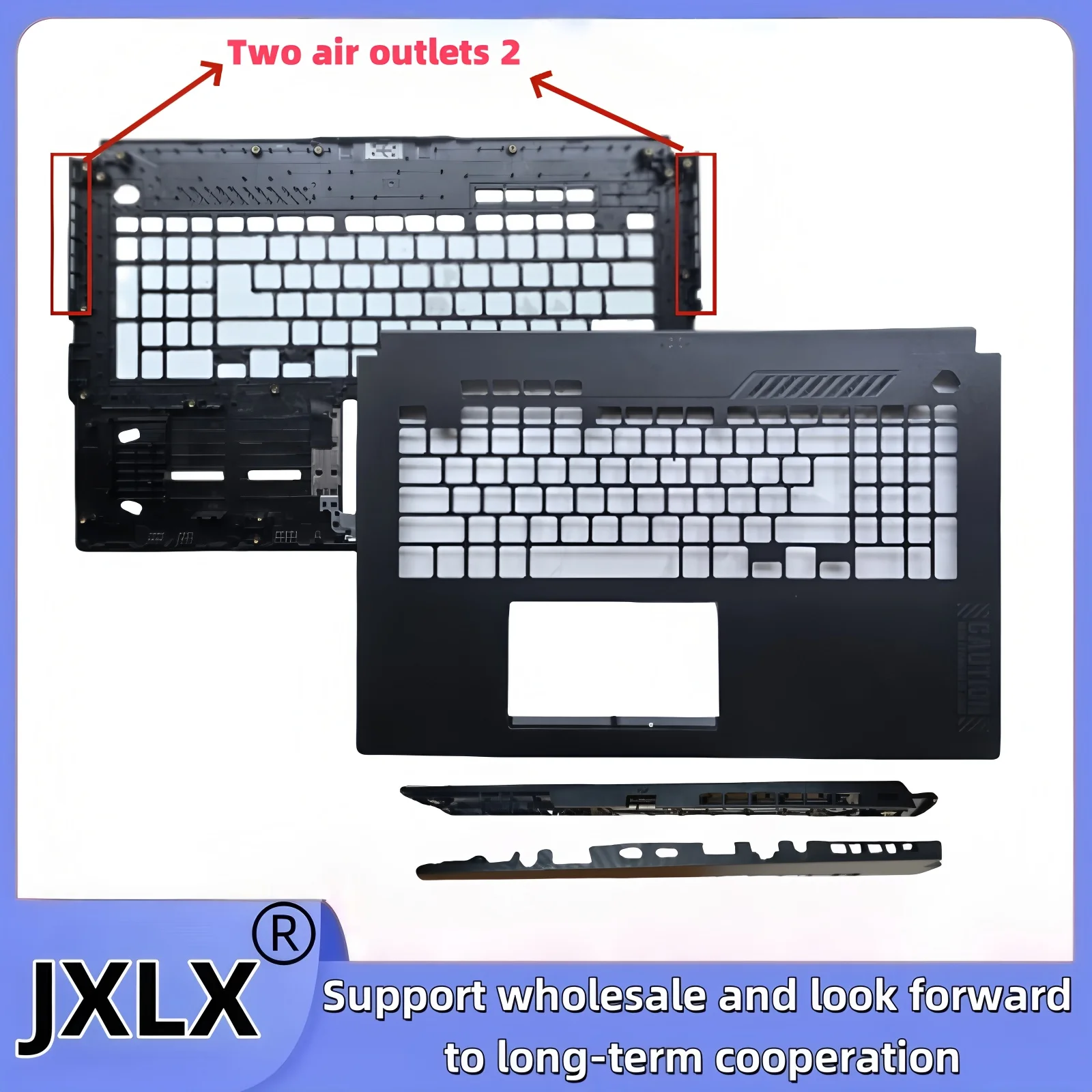 JXLX ®   Nuevo para ASUS TUF Gaming F17 FX707 FX707ZM A17 FA707 cubierta trasera LCD para portátil funda superior/cubierta frontal/cubierta de reposamanos/parte inferior