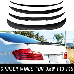 For BMW 5 Series F10 F18 M5 520i 528i 535i 530i 525i M4 M5 MP PSM Style Rear Trunk Lid Car Spoiler Wings Tuning Accessories Part