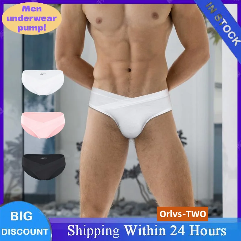 

1/2/3 PCS New Men's Sexy Briefs High Quality Comfortable Underpants Breathable Shorts Modal Fabric Fashion Briefs All Seasons